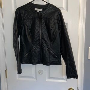 New York & Company Leather Jacket